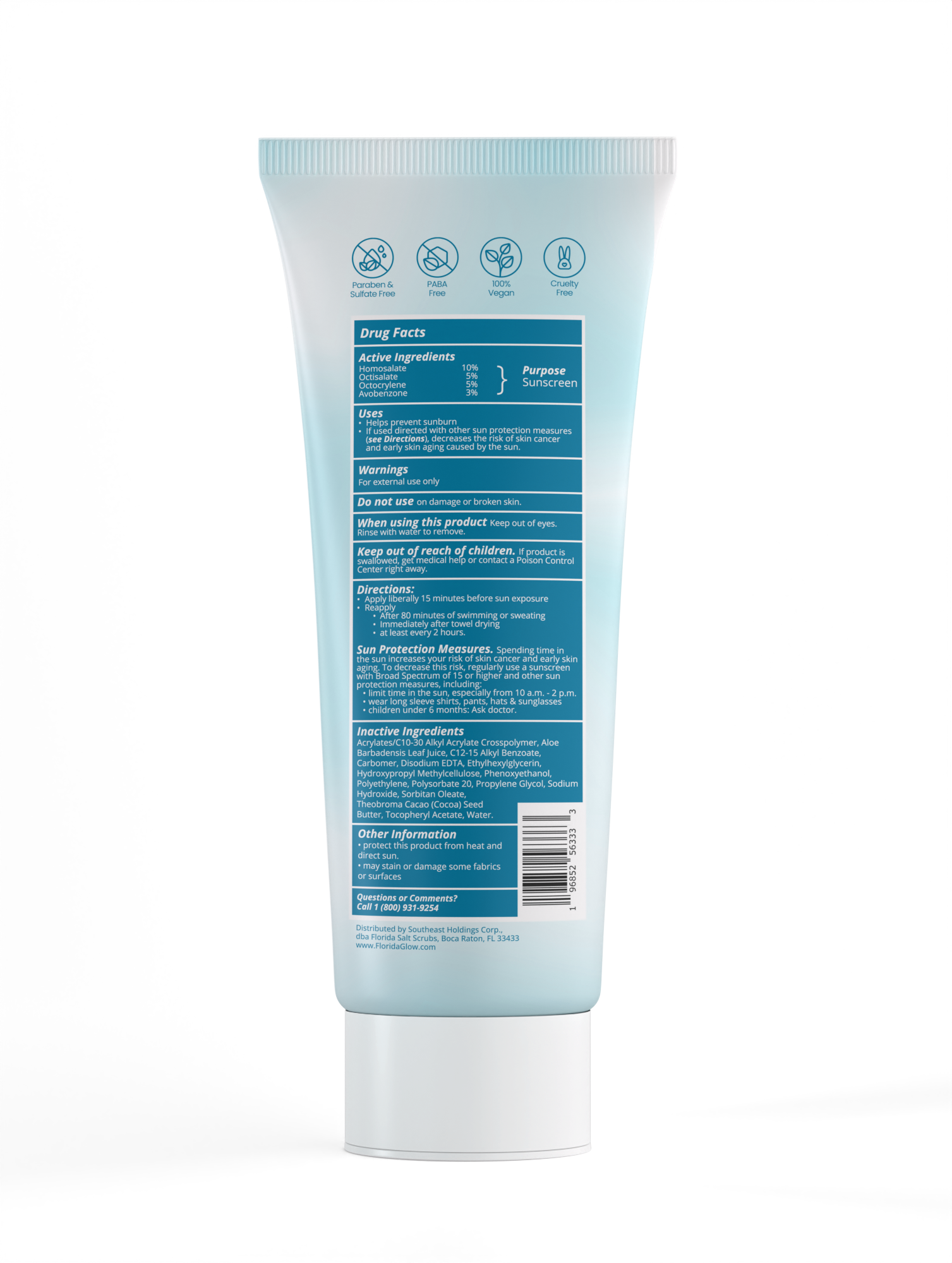 Face And Body Lotion - SPF 50 | Florida Glow