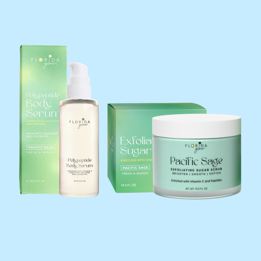 Sugar Scrub and Body Serum Duo - Pacific Sage