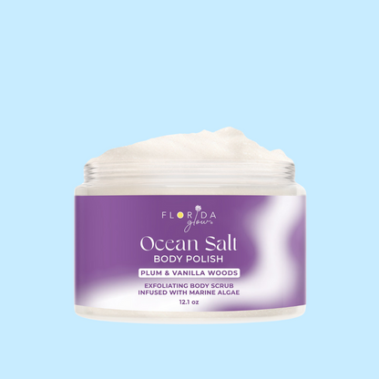 Plum & Vanilla Woods Ocean Salt Body Polish