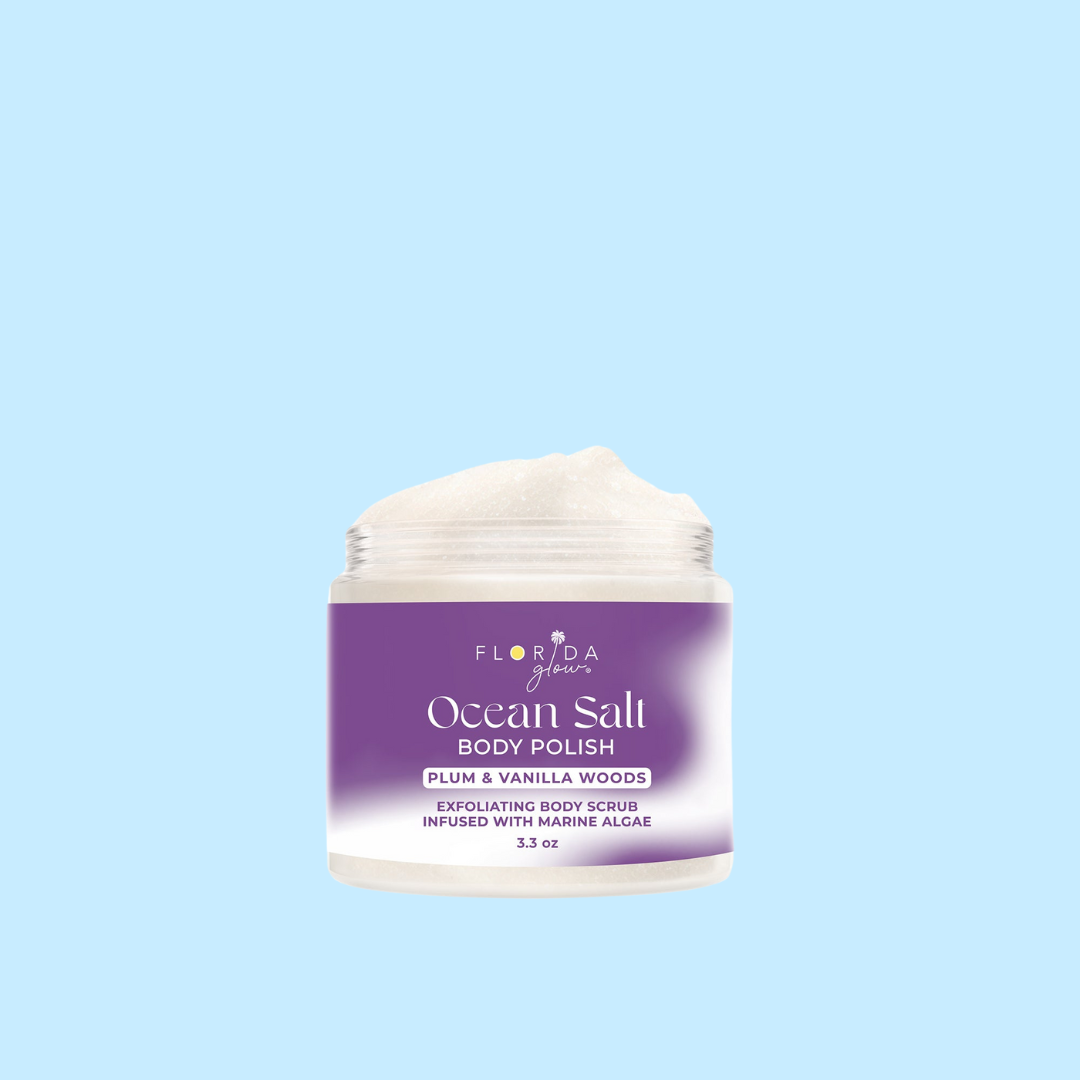 Plum & Vanilla Woods Ocean Salt Body Polish