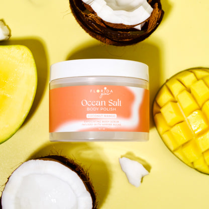 Coconut Mango Salt Scrub