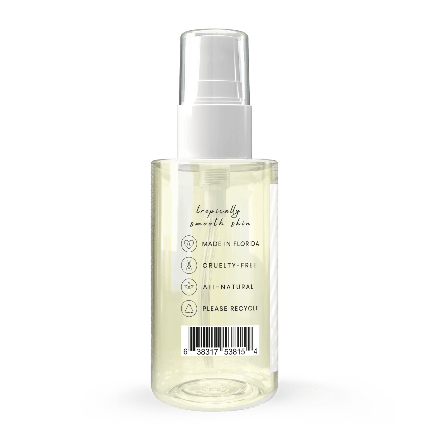 Coconut Florida Glow Body Oil back