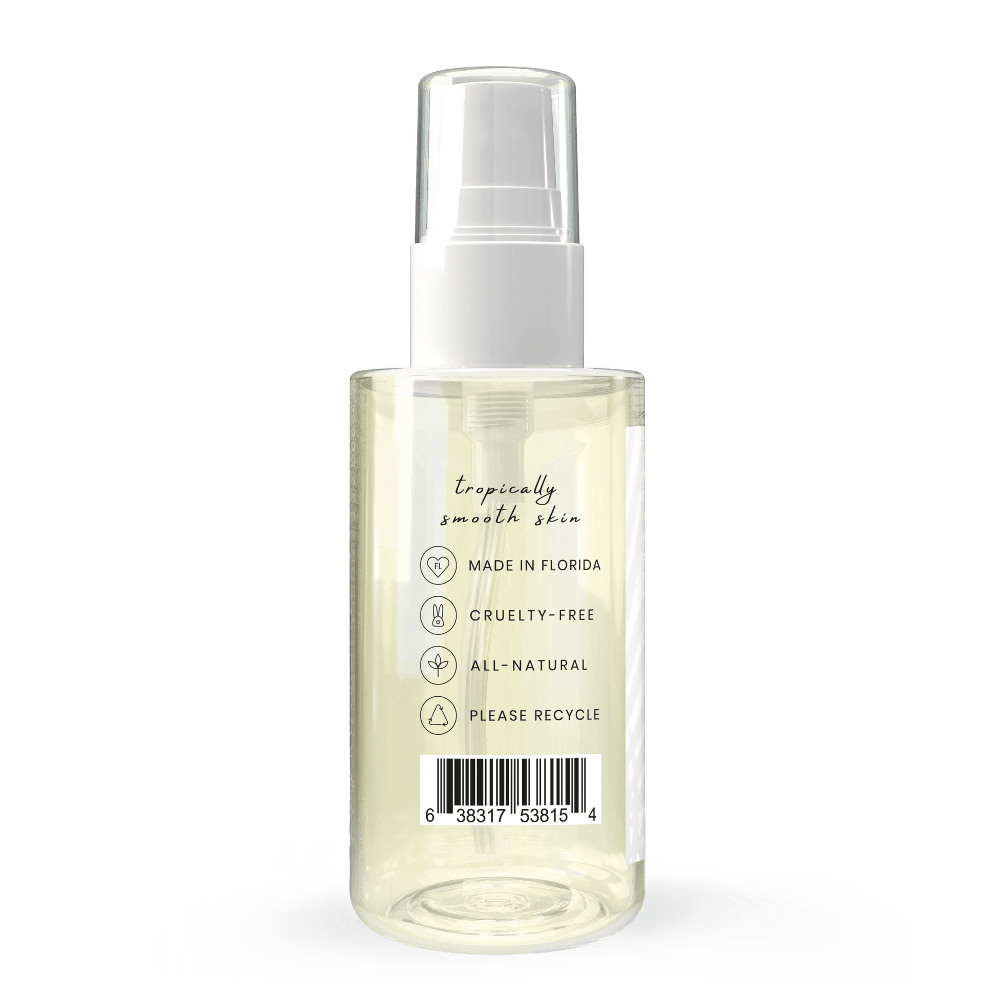 Coconut Florida Glow Body Oil back